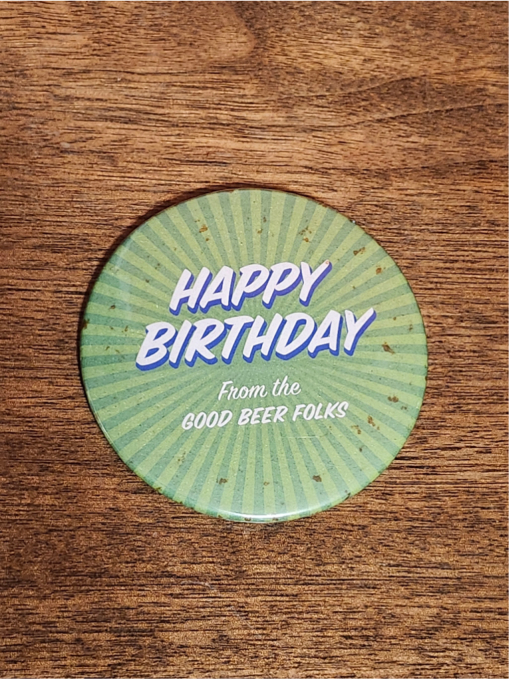 STEAM WHISTLE Happy Birthday Pin One Size The Good Beer Folks